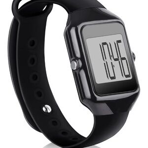 Digital Black Smartwatch pedometer